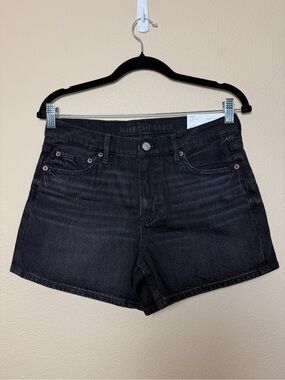 American Eagle Black Denim Shorts size 2